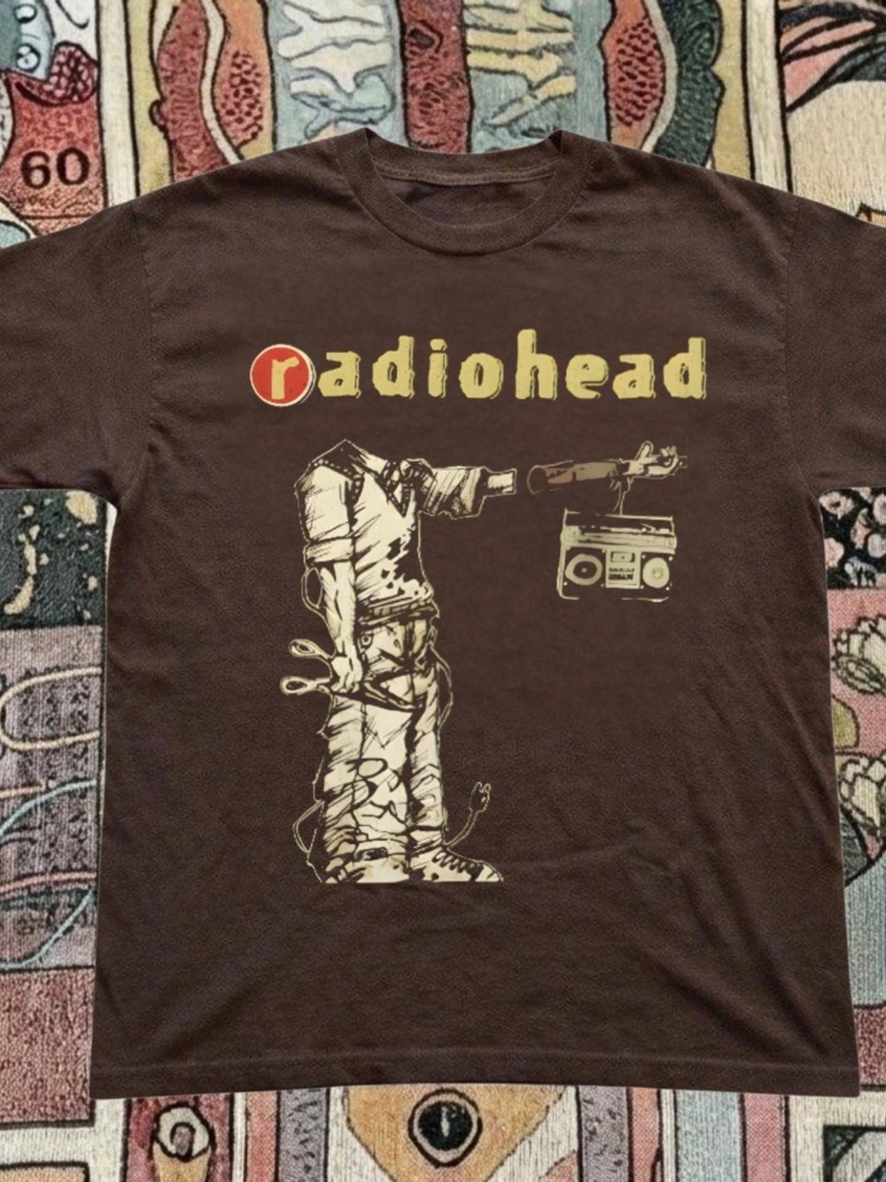 Graphic Tee - Brown Vintage Band Shirt